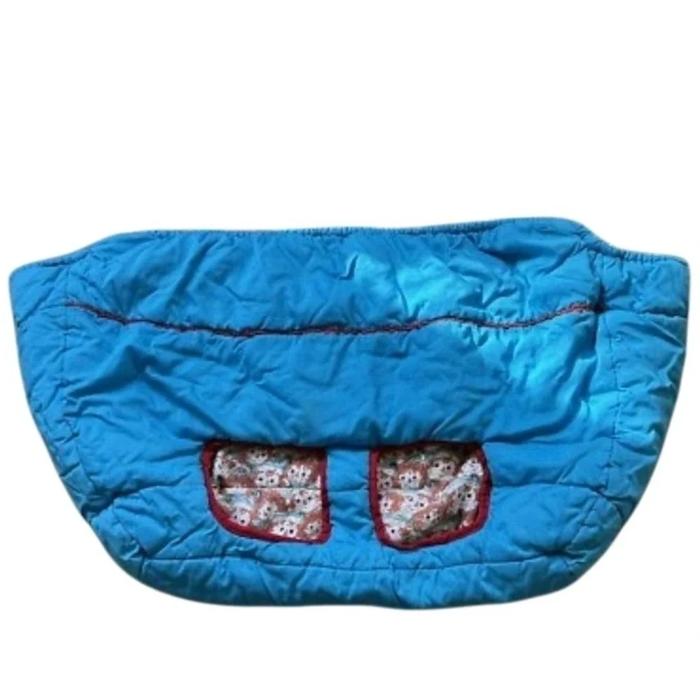 Unbranded Shopping Cart Cover Blue Red Raggedy Ann Quilted Vintage Style‎